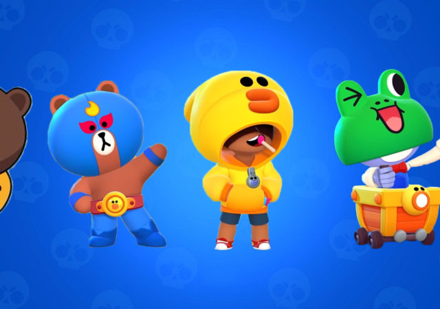 de nouveaux skins pour Brawl stars sur Brown & Friends