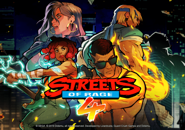 Streets of Rage 4 logo personnages