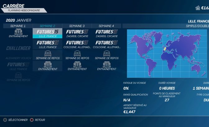 AO Tennis 2 - planning