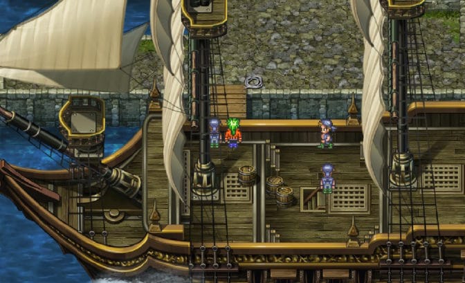 Test Romancing Saga 3 - Voyage en bateau