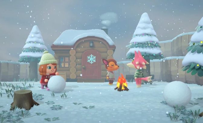 hiver animal crossing new horizons saison nintendo switch