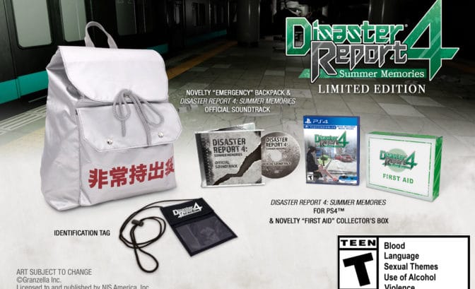 disaster report 4 summer memories collector edition bande son et sac