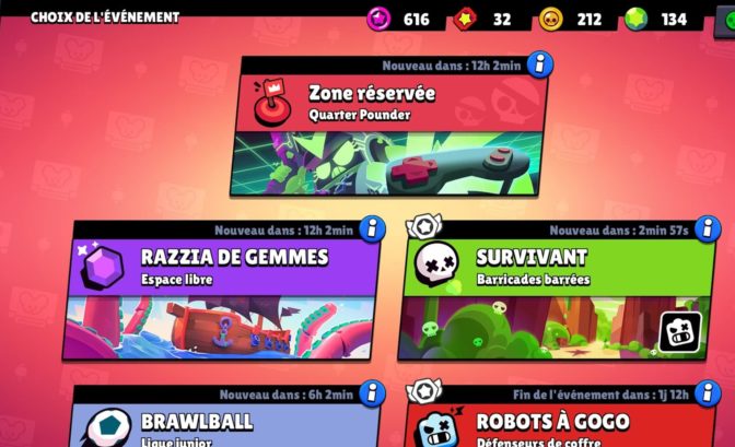 brawl stars zone reservee evenement