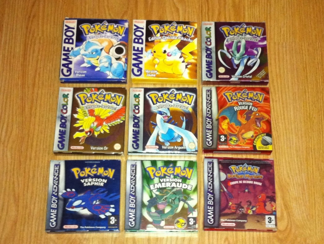 cartouches gba pokemon game boy remake