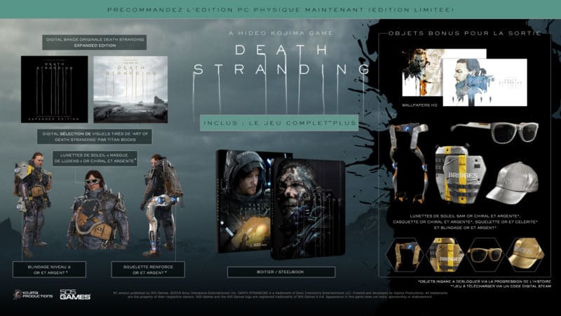 Edition limitée du jeu Death Stranding sur PC