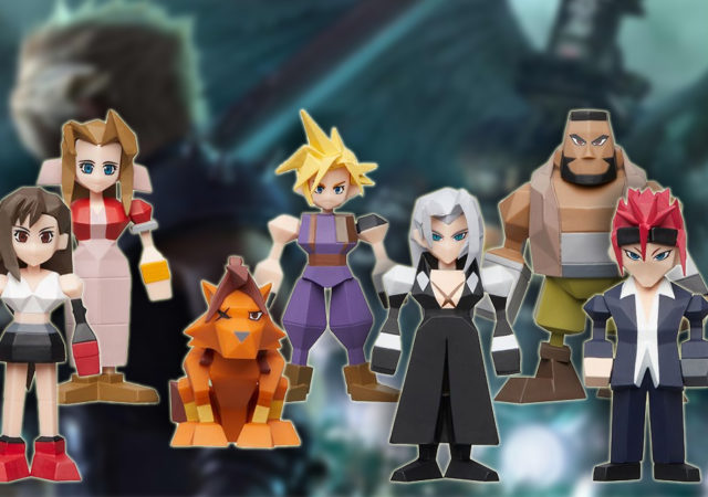 Final Fantasy VII Low Poly