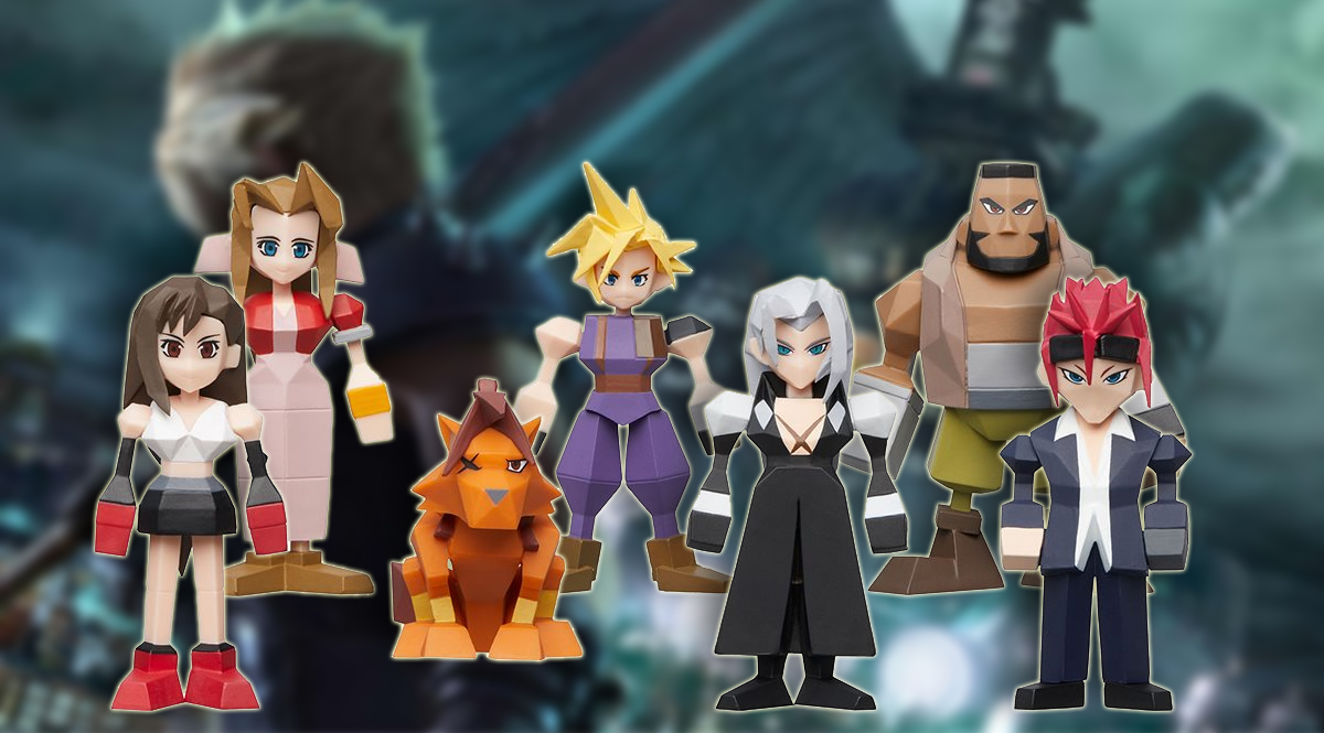 Final Fantasy VII Low Poly