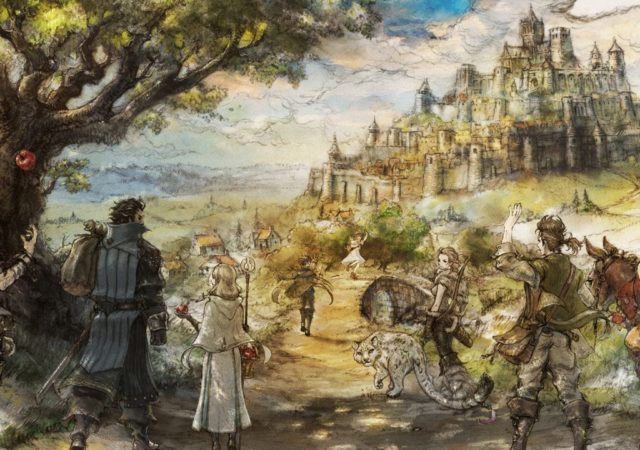 octopath traveler paysage