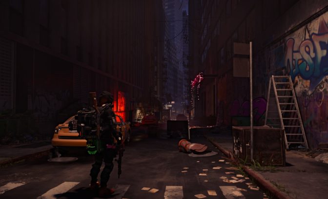 The Division 2: Warlords of New York street