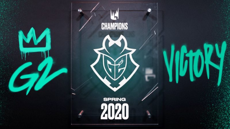 G2 Champion du Spring Split 2020