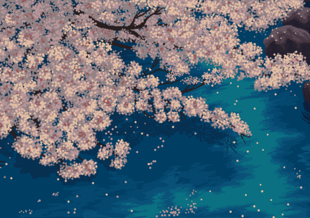 Jeu Vidéo - Pixel Art Sakura