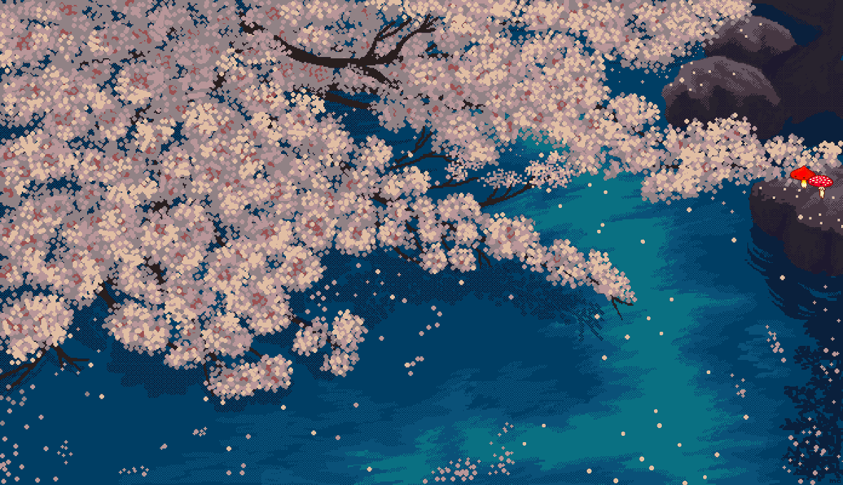 Jeu Vidéo - Pixel Art Sakura