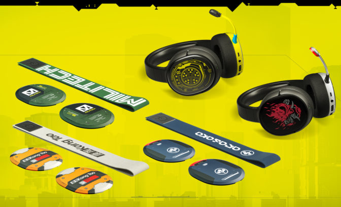 accessoires SteelSeries Cyberpunk 2077