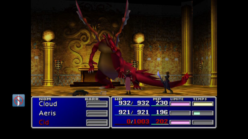 Final Fantasy VII dragon