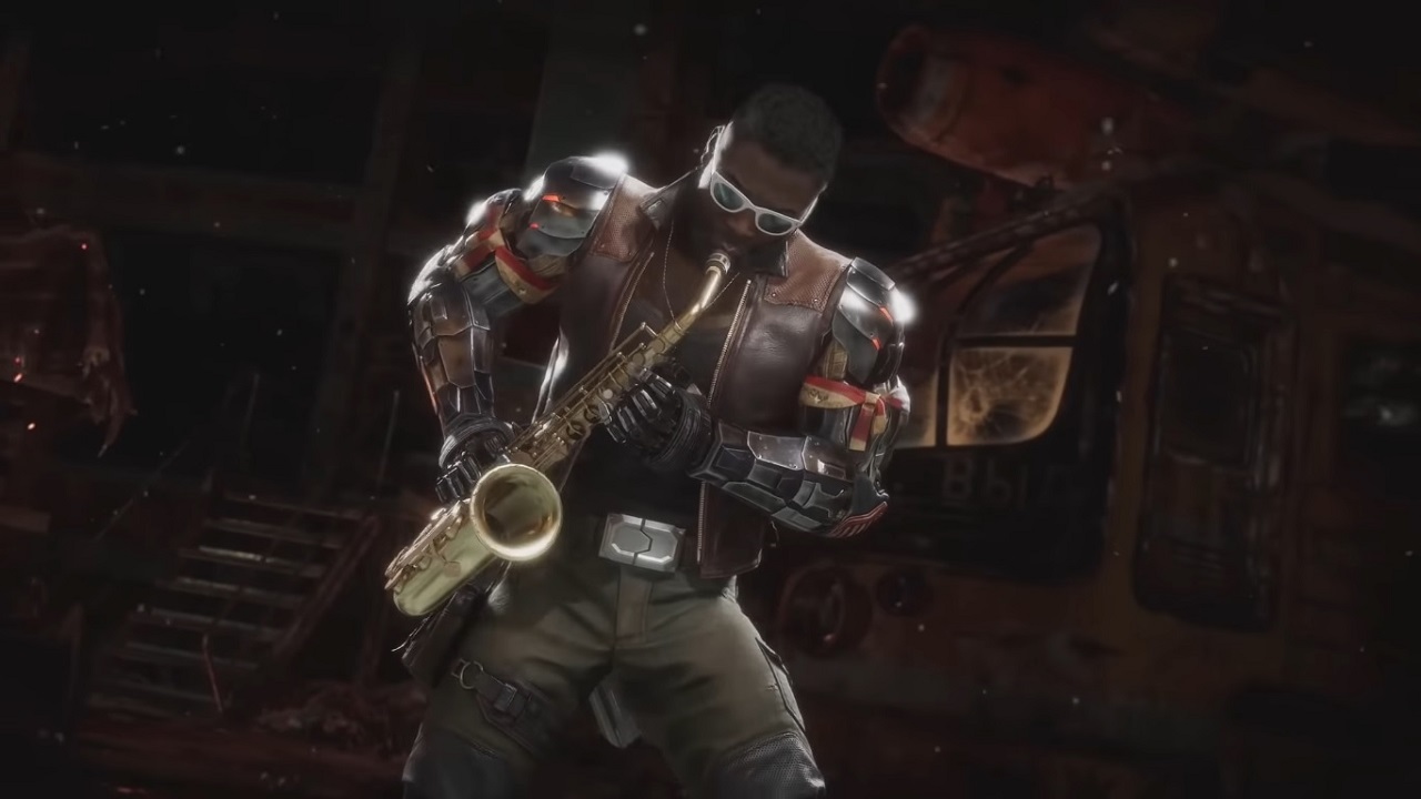 Mortal Kombat 11: Aftermath - Jax et son sax