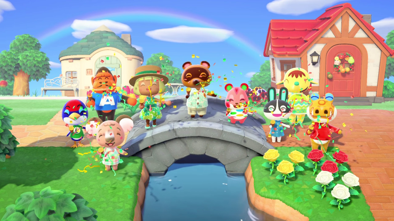 animal crossing: new horizons - célébration