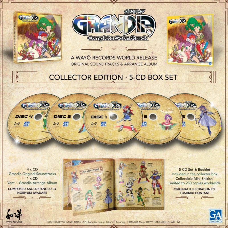 Grandia OST 5 CD