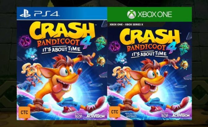 Fuite du jeu vidéo Crash Bandicoot 4: It's About Time