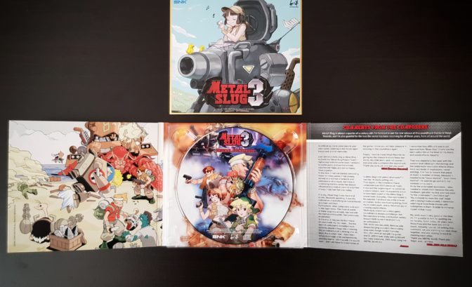 Metal slug 3 ost - CD ouvert