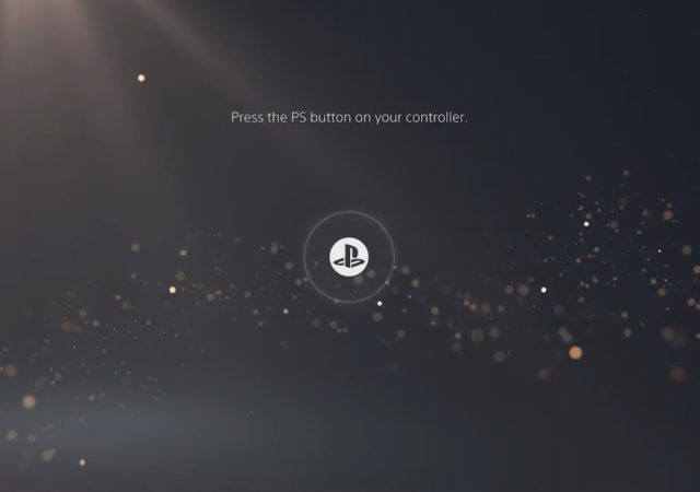 Playstation 5 - Menu de démarrage