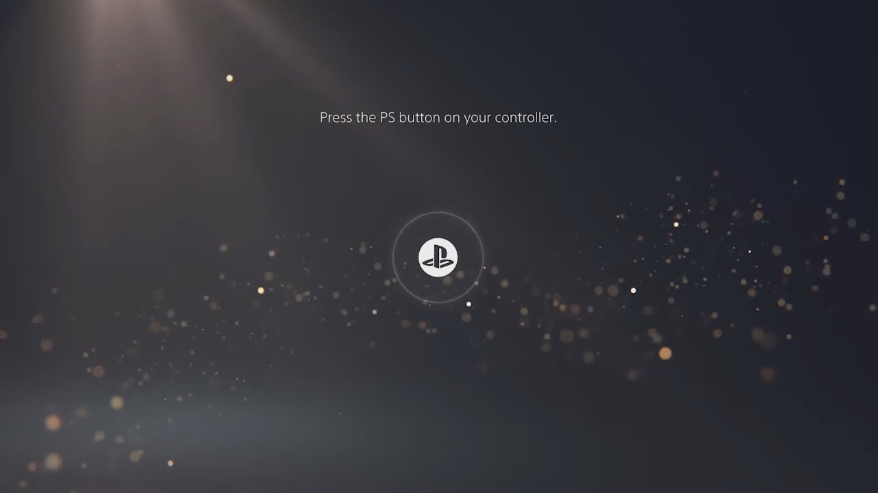 Playstation 5 - Menu de démarrage