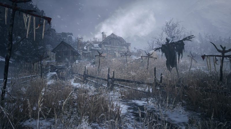 Resident Evil Village village neige