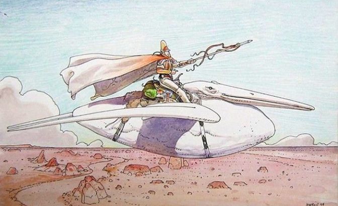 Arzach Moebius Sable