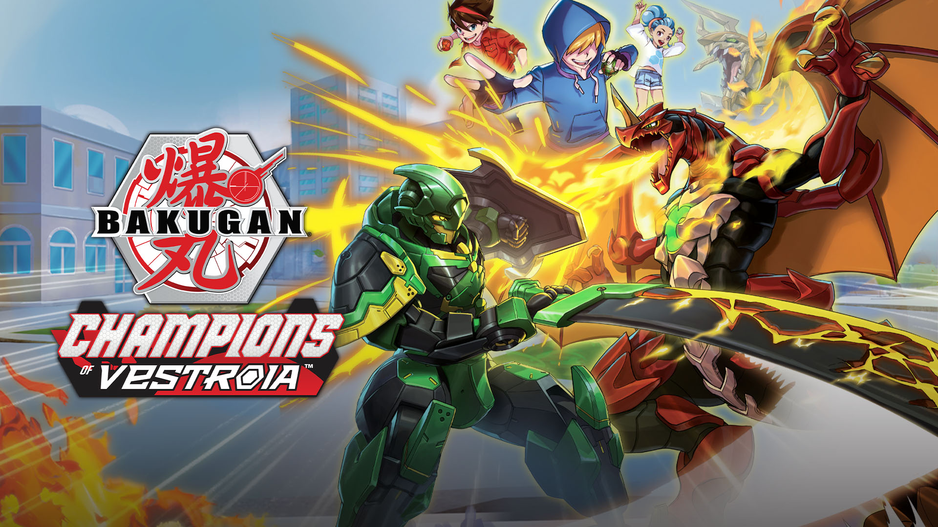 Annonce du jeu Bakugan: Champions of Vestroia sur Switch