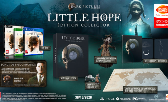 édition collector du jeu The Dark Pictures: Little Hope