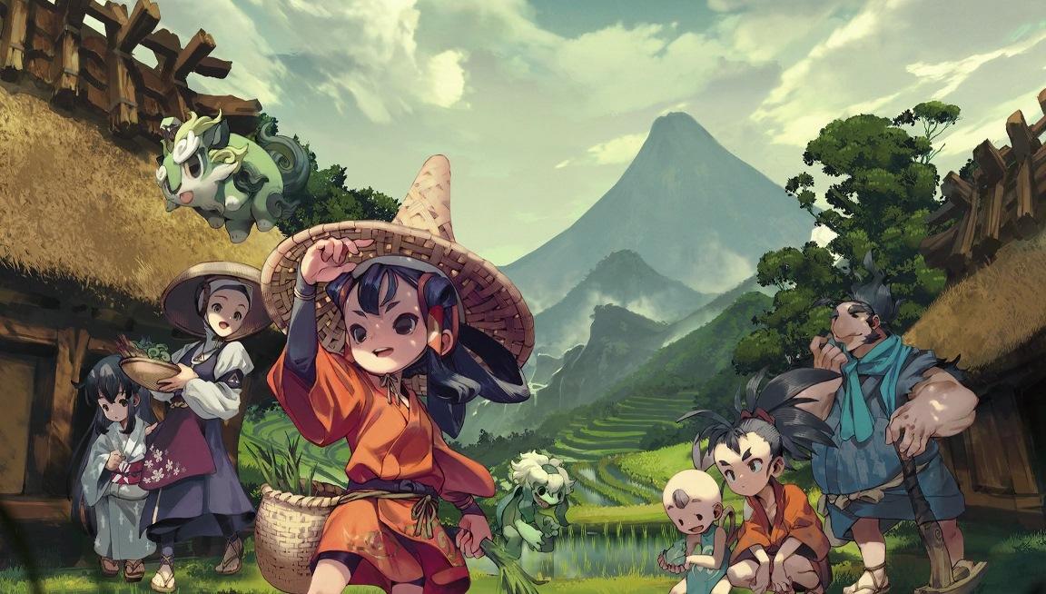 Sakuna of Rice and Ruin key art illustration