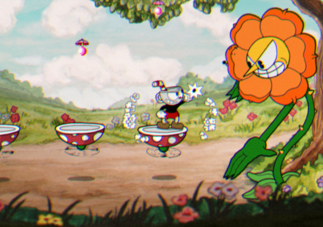 Cuphead boss plante