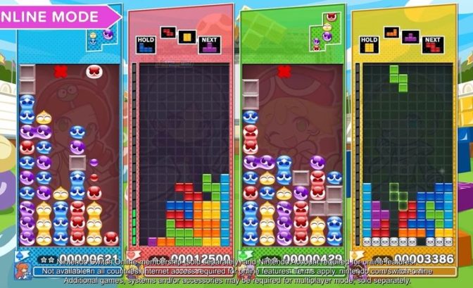 Image de gameplay du jeu Puyo Puyo Tetris 2