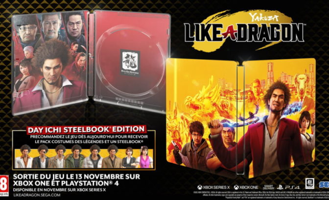 Yakuza: Like a Dragon steelbook