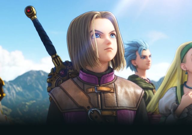 Dragon Quest XI S Le héros et son groupe