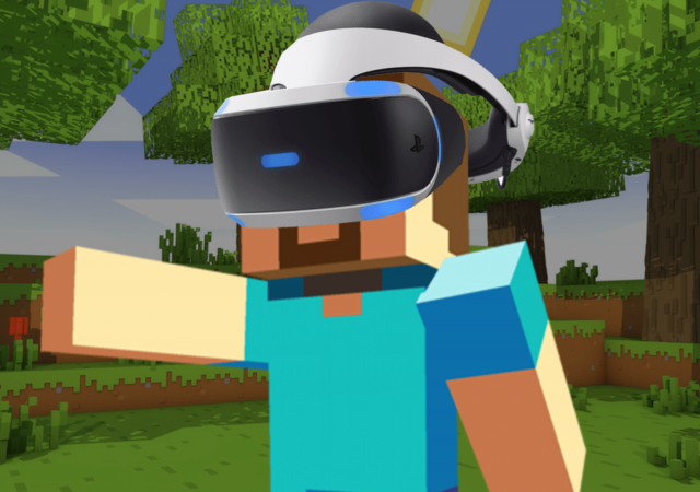 Arrivé de la réalité virtuelle sur Minecraft PS4