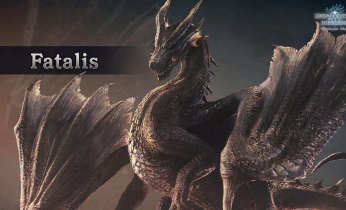 Monster Hunter World Iceborne Image officielle du Fatalis