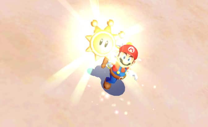 Super Mario 3D All-Stars - Mario obtient un soleil