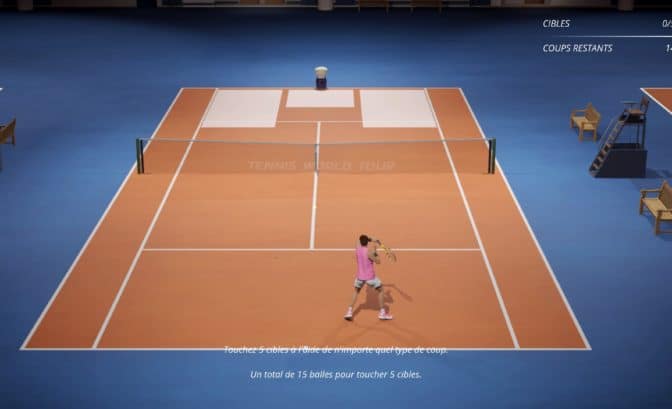 Test tennis world tour 2 - entraînement Nadal