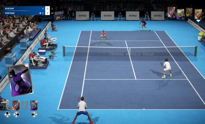 test tennis world tour 2 - match en double