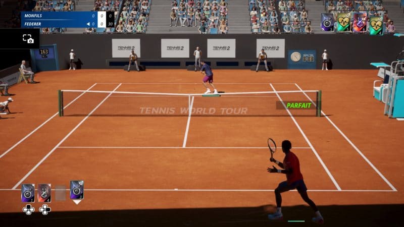 test tennis world tour 2 - Monfils vs Federer