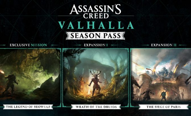 Roadmap du Season Pass d'Assassin's Creed Valhalla