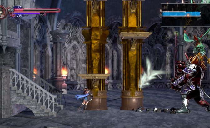 Bloodstained combat