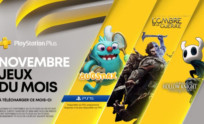 PS Plus Novembre 2020