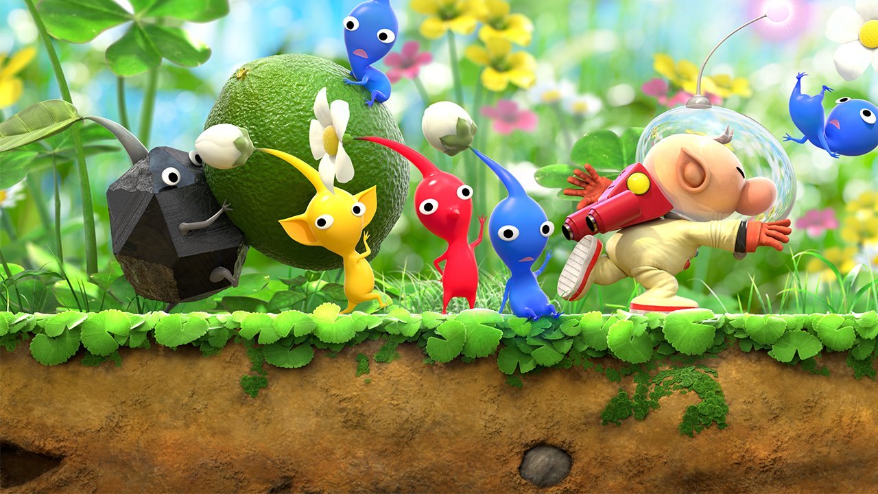 Pikmin 3 Deluxe - Olimar jette un Pikmin