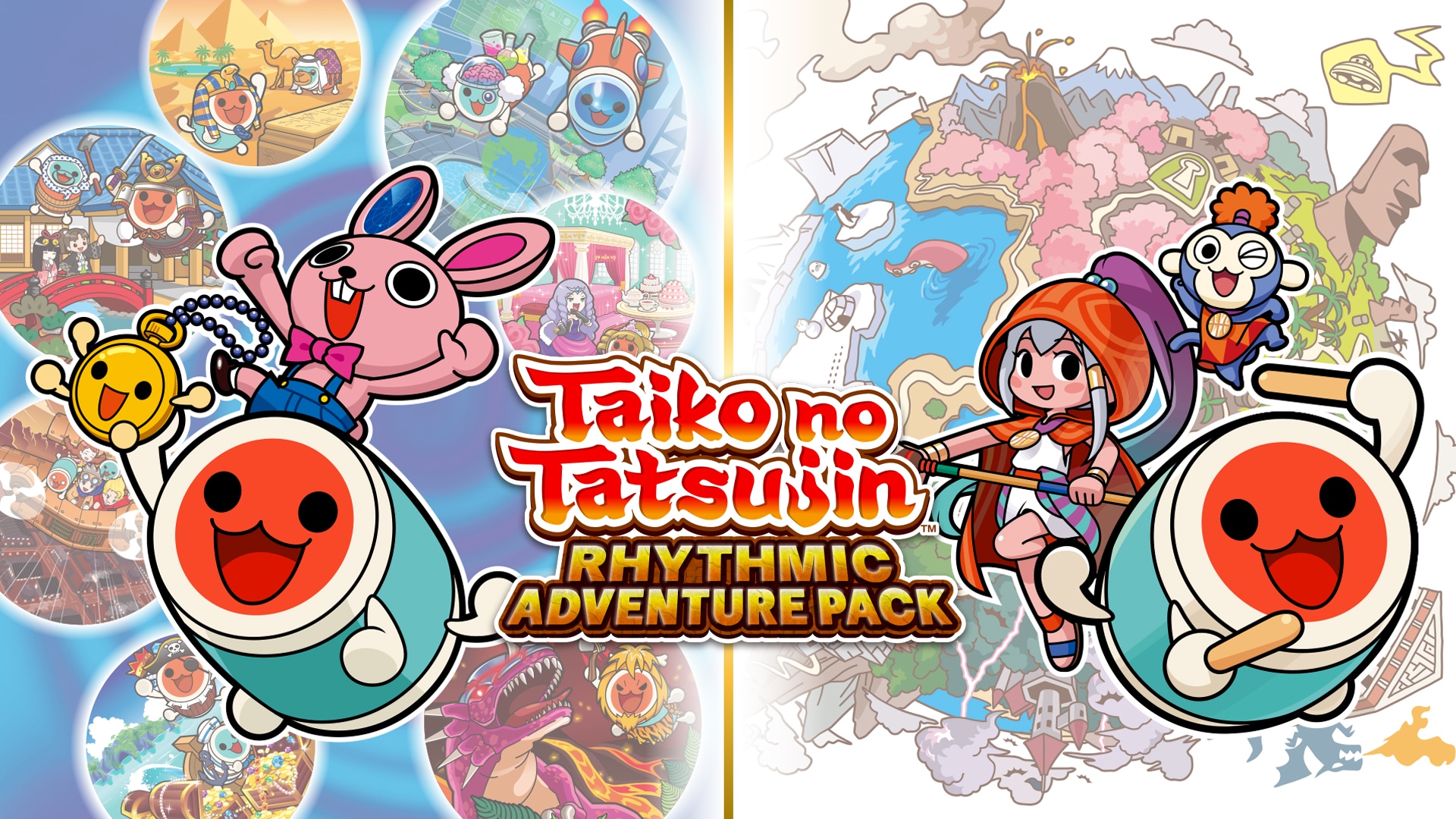 Taiko no Tatsujin: Rhythmic Adventure Pack - artwork