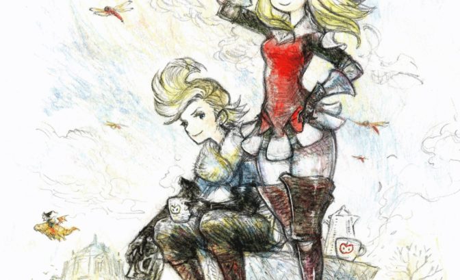 bravely default II - dessin anniversaire