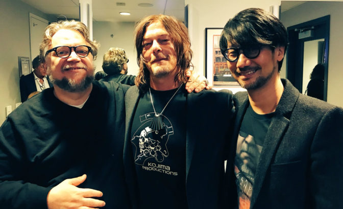 Guillermo Del Toro Norman Reedus et Hideo Kojima pour Death Stranding