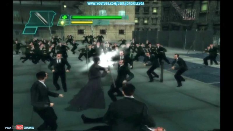 The Matrix Path of Neo combat contre plein de Johnson ?