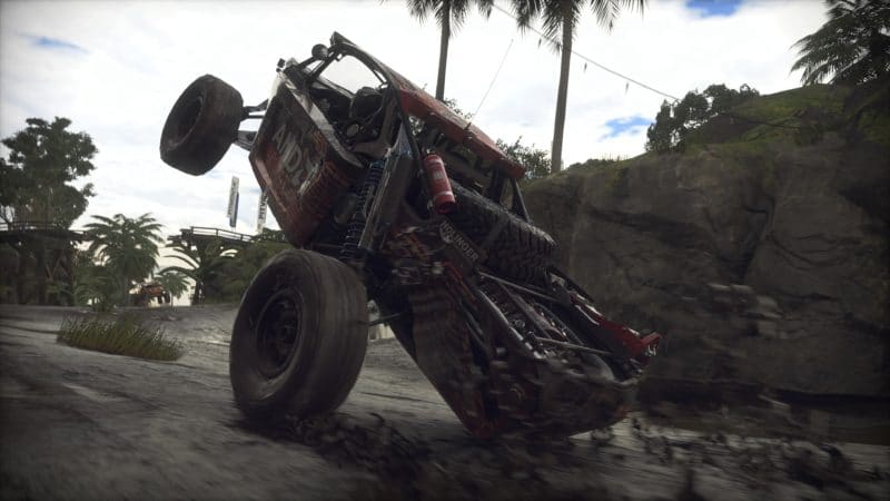 Test DiRT 5 - cabrage