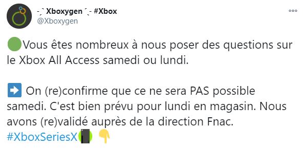 Tweet Xbox All Access